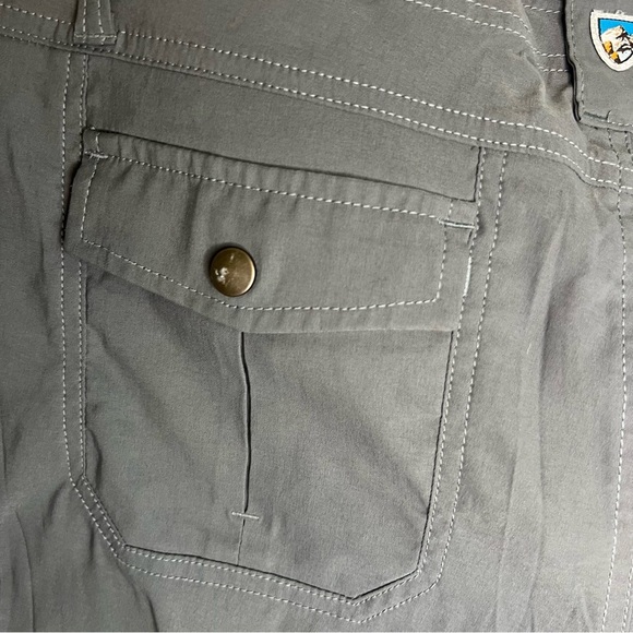 Kuhl Kliffside Air Roll-up Shorts Hiking Outdoor Gray Women's Sz 12 Style #6232 - Picture 11 of 15
